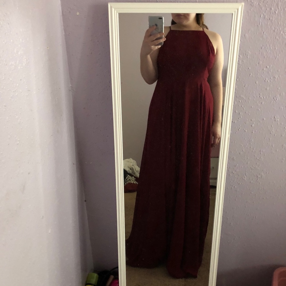 Beautiful Burgundy Prom/Formal Dress.